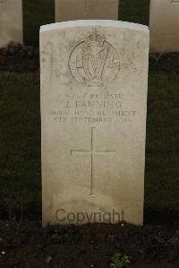 Delville Wood Cemetery Longueval - Fanning, J