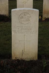 Delville Wood Cemetery Longueval - Johnson, Frederick