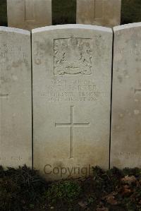 Delville Wood Cemetery Longueval - Parker, William Theodore