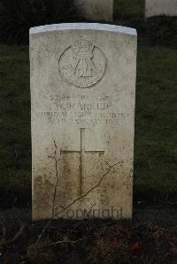 Delville Wood Cemetery Longueval - Parker, W