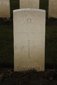 Delville Wood Cemetery Longueval - Robertson, J