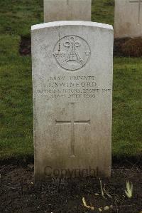 Delville Wood Cemetery Longueval - Swinford, J