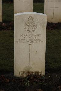 Delville Wood Cemetery Longueval - Webb, G