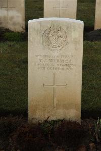 Delville Wood Cemetery Longueval - Webster, T J