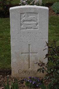 Forceville Communal Cemetery And Extension - Cooke, J E