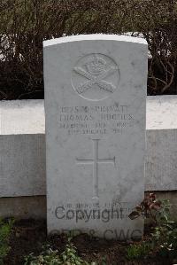 Forceville Communal Cemetery And Extension - Hughes, Thomas