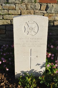 Grand-Seraucourt British Cemetery - Blagden, Alfred