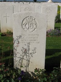 Grand-Seraucourt British Cemetery - Condon, Archibald Cyril