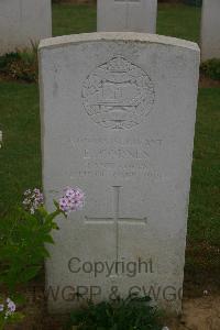 Grand-Seraucourt British Cemetery - Cornes, E