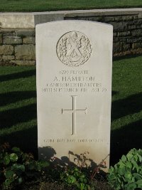 Grand-Seraucourt British Cemetery - Hamilton, Alexander