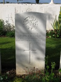 Grand-Seraucourt British Cemetery - McLaughlin, J