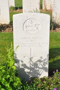 Grand-Seraucourt British Cemetery - Rice, J