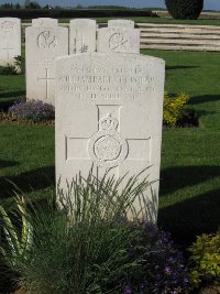 Grand-Seraucourt British Cemetery - Robbins, William Barrett