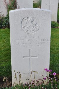 Grand-Seraucourt British Cemetery - Rudge, George John William