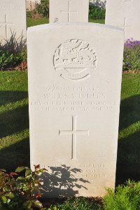 Grand-Seraucourt British Cemetery - Saunders, William Henry