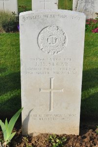 Grand-Seraucourt British Cemetery - Segar, John Henry