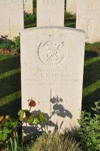 Grand-Seraucourt British Cemetery - Stephens, A T