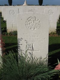 Grand-Seraucourt British Cemetery - White, Arthur