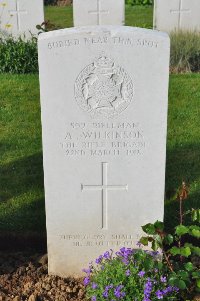 Grand-Seraucourt British Cemetery - Wilkinson, A