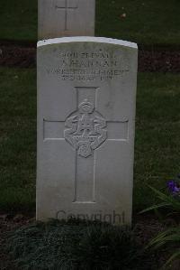 Hermies British Cemetery - Hannan, A