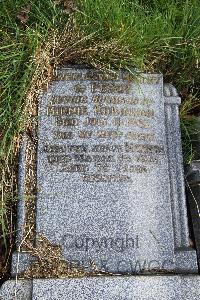 Sheffield (Burngreave) Cemetery - Robinson, Percy