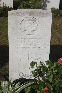 Les Baraques Military Cemetery Sangatte - Purcell, J