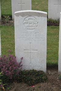 Les Baraques Military Cemetery Sangatte - Pywell, William George