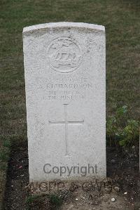 Les Baraques Military Cemetery Sangatte - Richardson, A