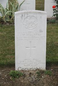 Les Baraques Military Cemetery Sangatte - Streater, John Wenban