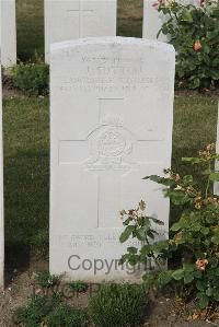 Les Baraques Military Cemetery Sangatte - Sutton, John