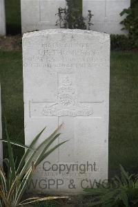 Les Baraques Military Cemetery Sangatte - Thompson, James Henry