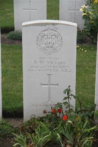 Les Baraques Military Cemetery Sangatte - Vickers, R W