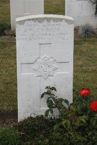 Les Baraques Military Cemetery Sangatte - Vinson, William James