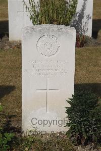 Les Baraques Military Cemetery Sangatte - Watson, T L