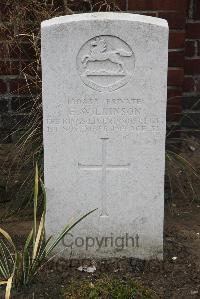 Les Baraques Military Cemetery Sangatte - Wilkinson, Edward