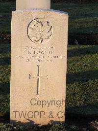 Bretteville Sur Laize Canadian War Cemetery - Bowyer, Charles Rex