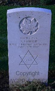 Bretteville Sur Laize Canadian War Cemetery - Faibish, Jack