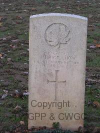 Bretteville Sur Laize Canadian War Cemetery - Fedoration, John