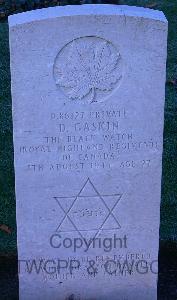 Bretteville Sur Laize Canadian War Cemetery - Gaskin, Donald