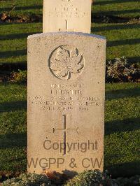 Bretteville Sur Laize Canadian War Cemetery - Hunter, J