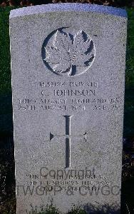 Bretteville Sur Laize Canadian War Cemetery - Johnson, Carl