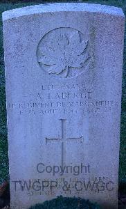 Bretteville Sur Laize Canadian War Cemetery - Laberge, Arthur