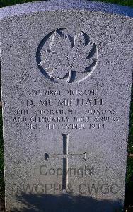 Bretteville Sur Laize Canadian War Cemetery - McMichael, David