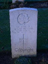 Bretteville Sur Laize Canadian War Cemetery - McDonald, Bernard Michael