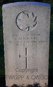 Bretteville Sur Laize Canadian War Cemetery - Normand, Lionel