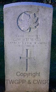 Bretteville Sur Laize Canadian War Cemetery - Stewart, Gerald W.