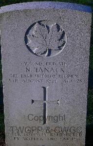 Bretteville Sur Laize Canadian War Cemetery - Tanack, Nicholas