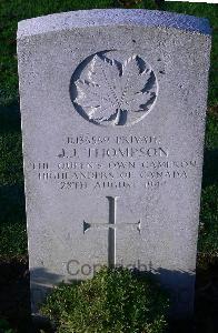 Bretteville Sur Laize Canadian War Cemetery - Thompson, James J.