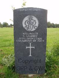 Belfast City Cemetery - Cassidy, C