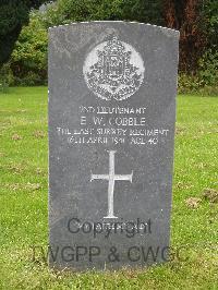 Belfast City Cemetery - Cobble, Edward William